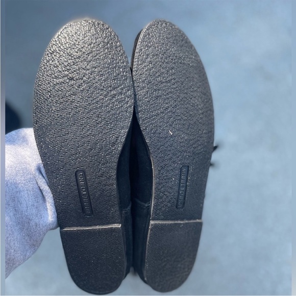 Minnetonka Black Fringe Suede Boots - Picture 5 of 5